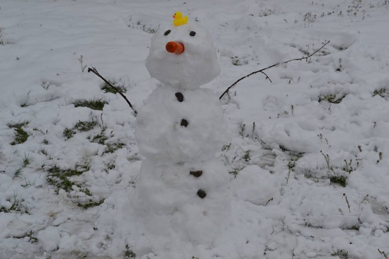 Saját kezeimmel építettem ezt a hóembert. Oh, wait! Nincsenek is kezeim...